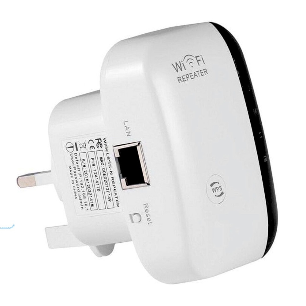 Wi-Fi Range Extender - Wireless 300 Mbps - White -NWT